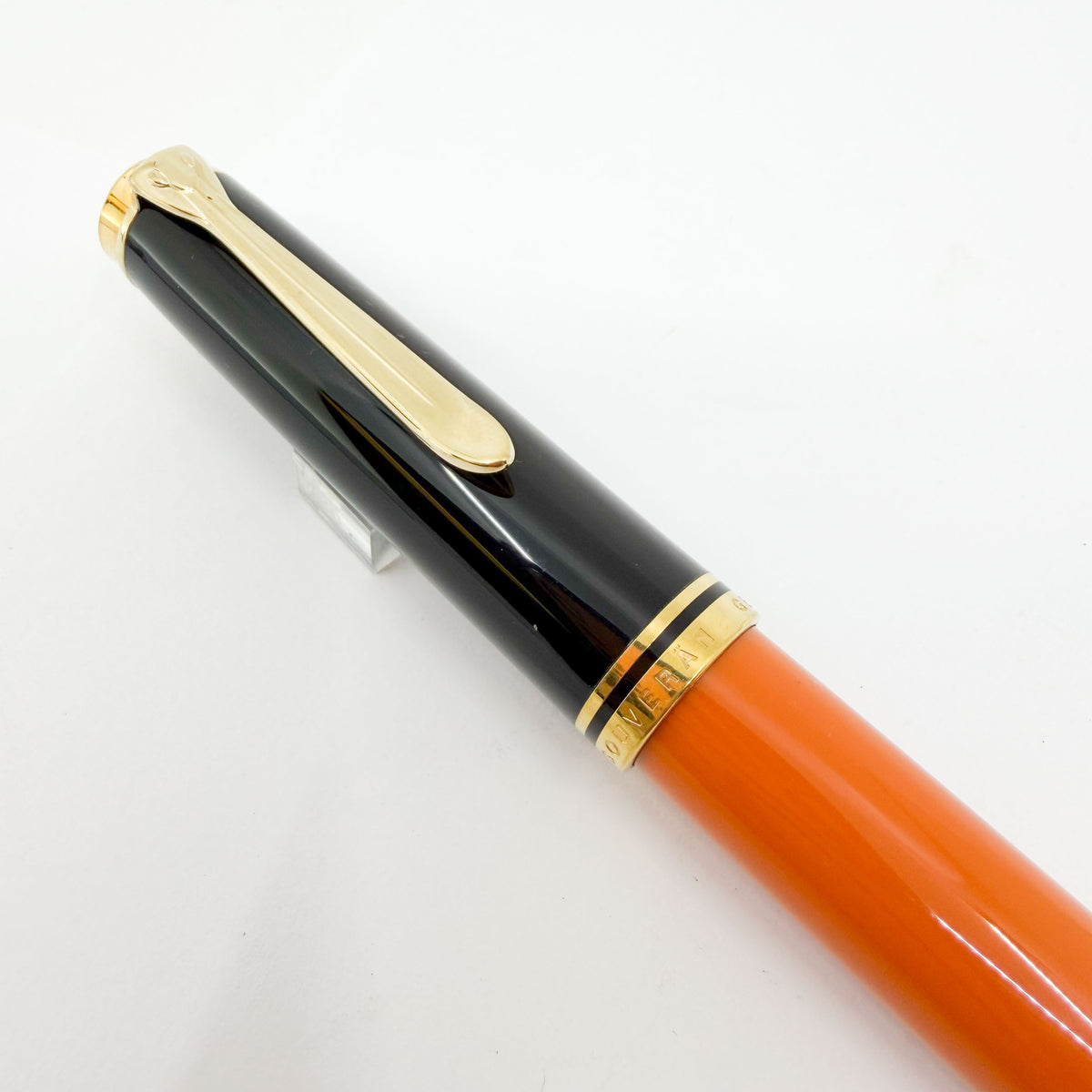 Pelikan M800 Souveran Burnt Orange Fountain Pen - Broad 18kt Gold Nib