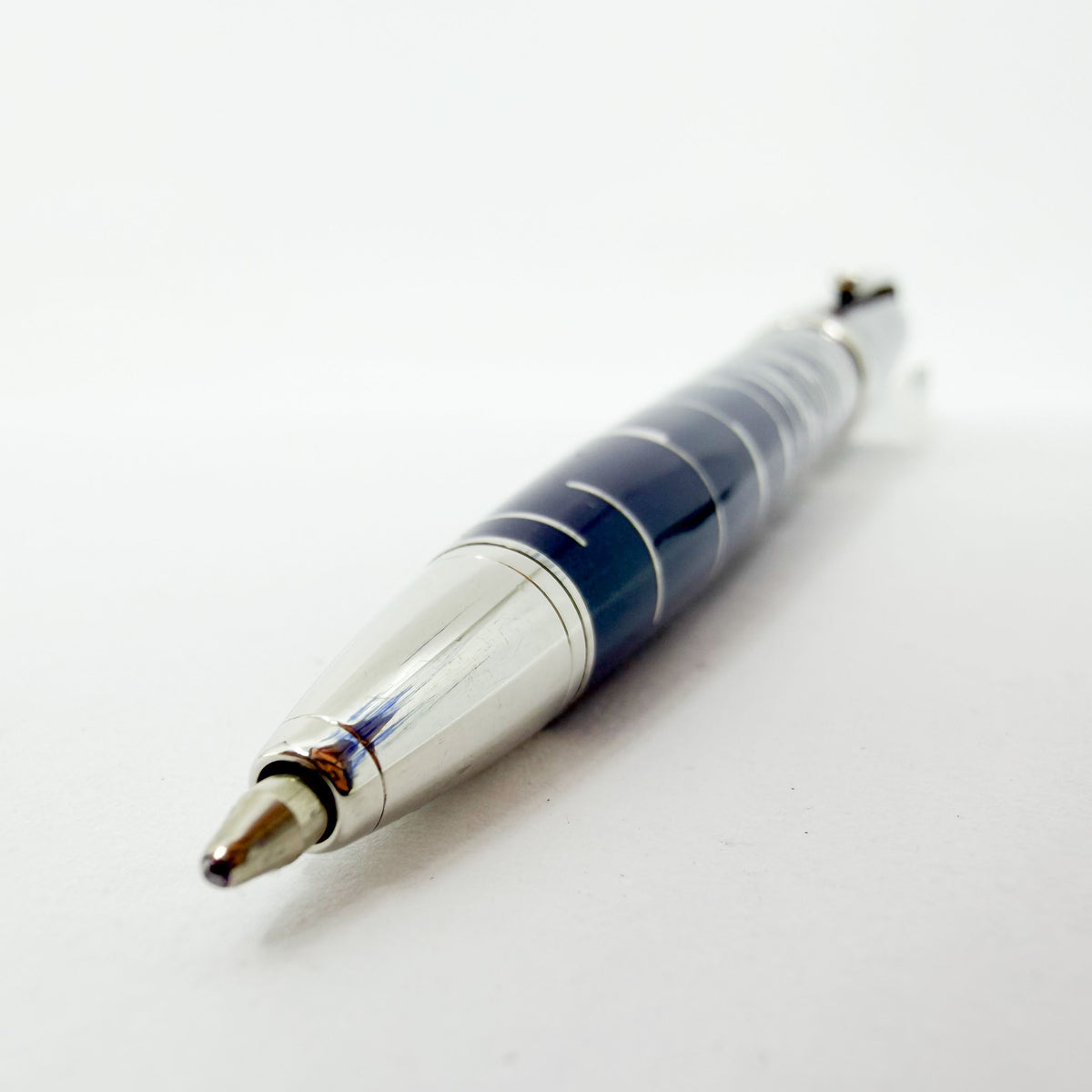 Cartier Constellation Limited Edition Blue Laque & Platinum Plated Ballpoint Pen - LE# 291/1847