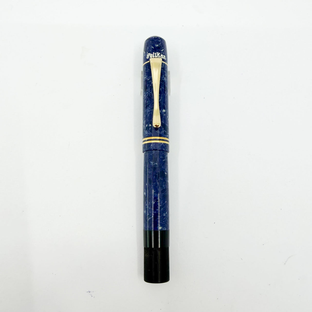 Pelikan Lapis Blue Celluloid (1935 Originals of their Time) Limited Edition Fountain Pen - Fine 18kt Gold Nib