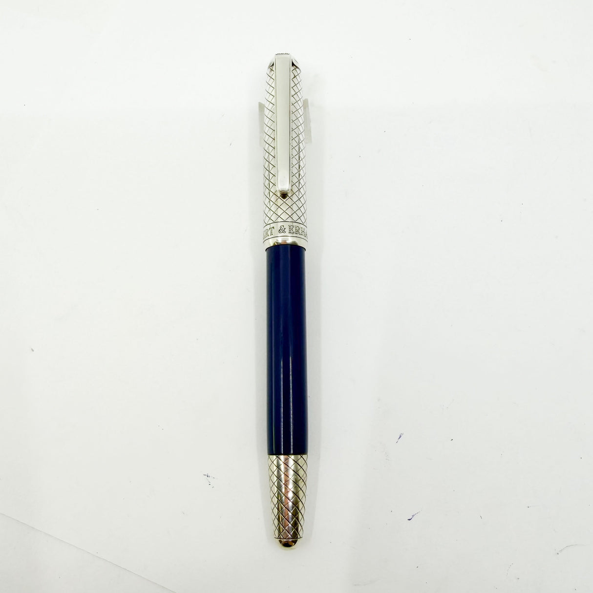 Bossert & Erhard Sterling Silver/Blue Enamel Rollerball