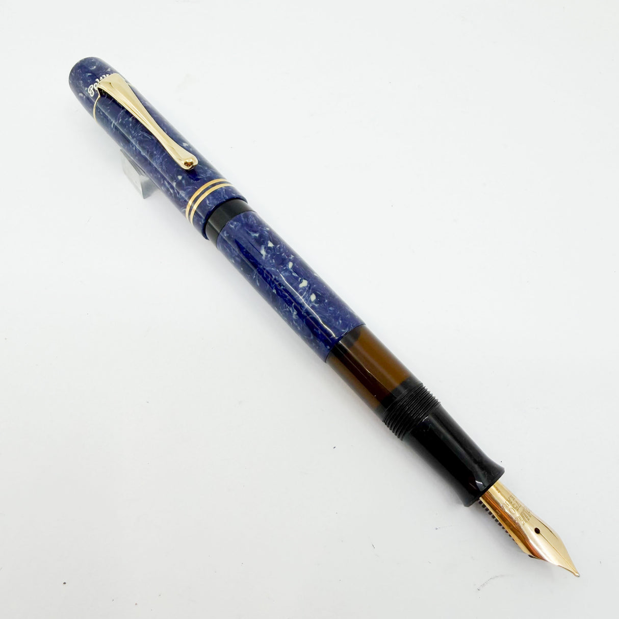 Pelikan Lapis Blue Celluloid (1935 Originals of their Time) Limited Edition Fountain Pen - Fine 18kt Gold Nib
