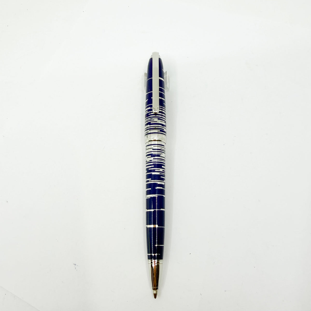 Cartier Constellation Limited Edition Blue Laque & Platinum Plated Ballpoint Pen - LE# 291/1847