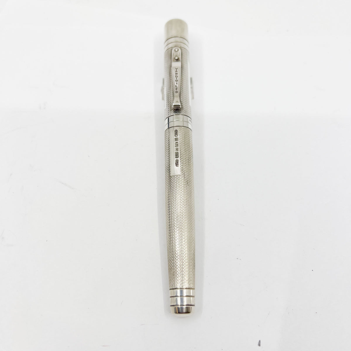 Yard-o-Led Sterling Silver Viceroy Grand Barley Fountain Pen - Medium 18kt Gold Nib