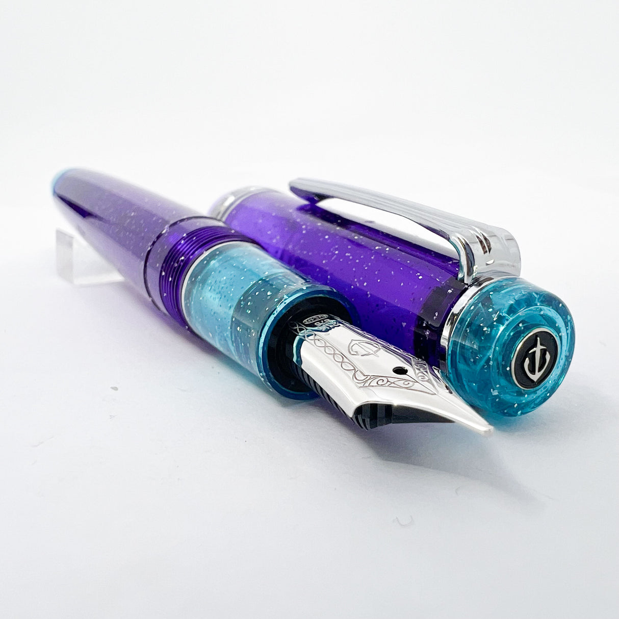 Sailor Purple Northern Lights Pro Gear Fountain Pen - Broad 21kt Gold Nib