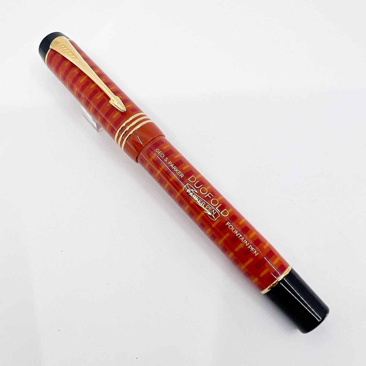 Parker Duofold 100th Anniversary "Big Red"/Orange Centennial Special Edition - Medium 18kt Gold Nib