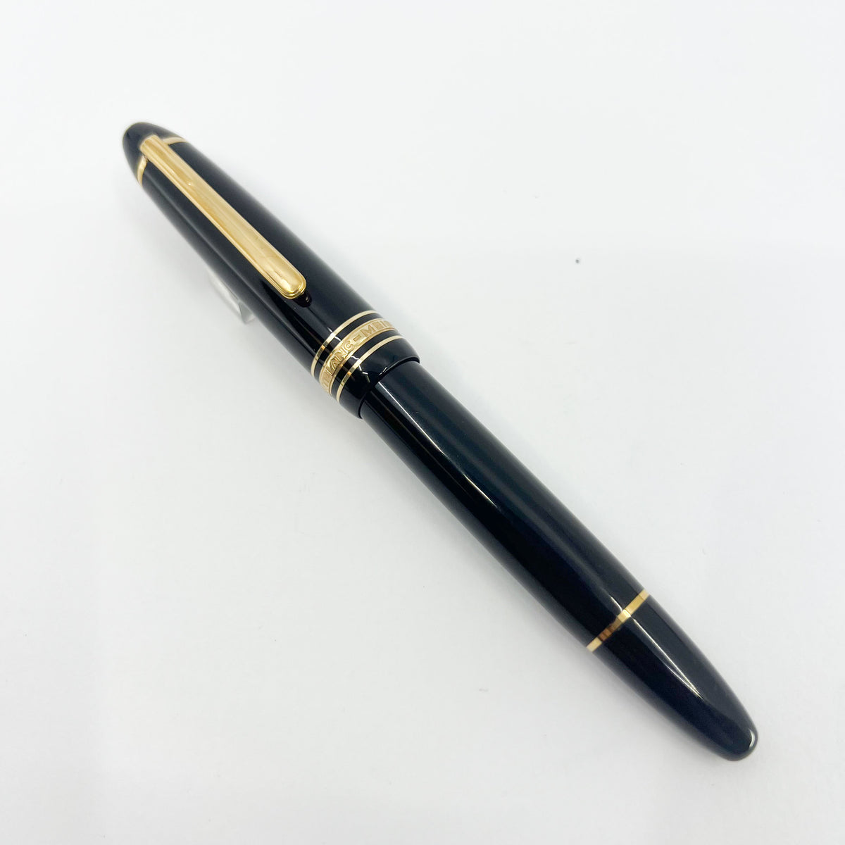 Montblanc Meisterstuck Black Resin #146 LeGrand Fountain Pen - Flexible Broad 14kt Gold Nib