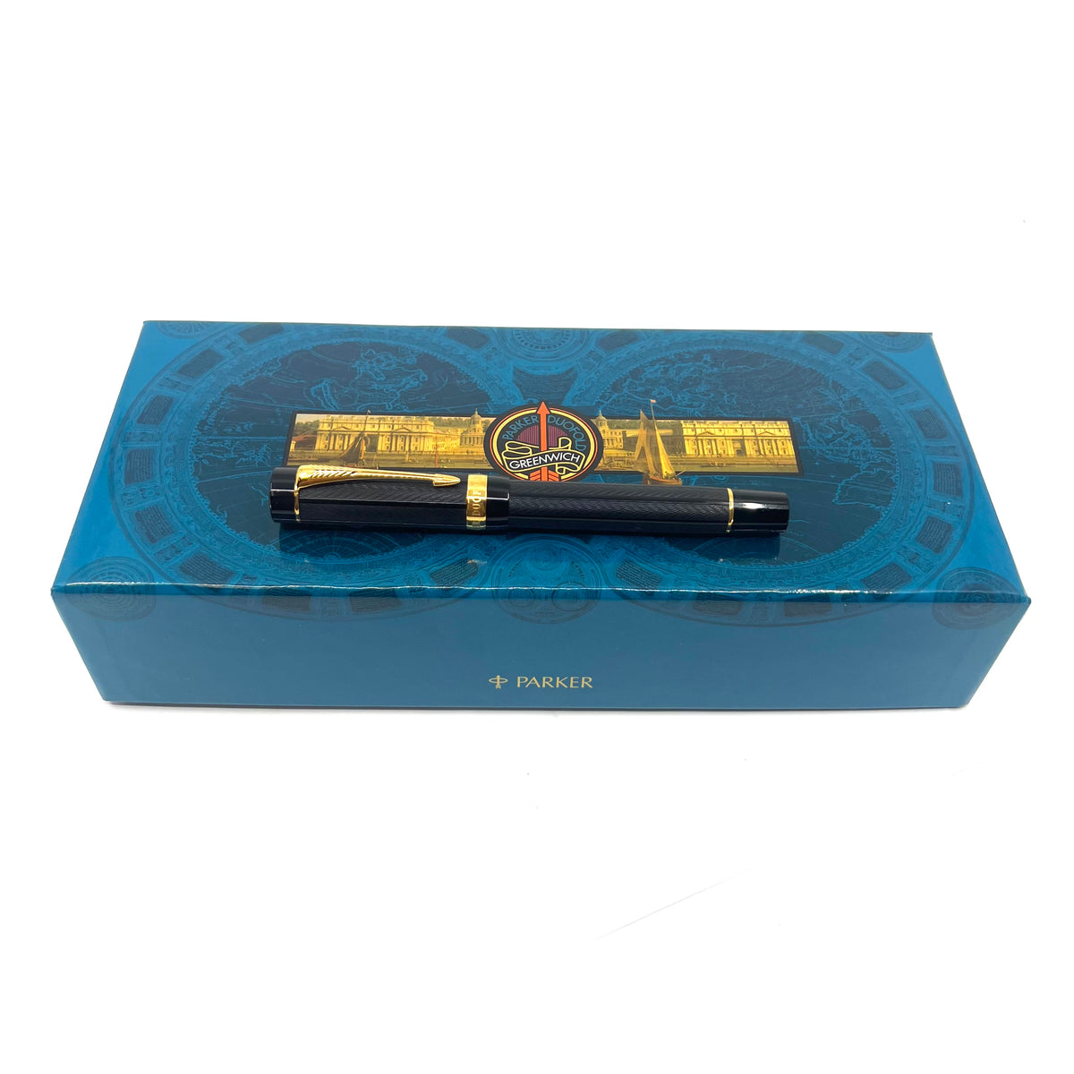 Parker Duofold Greenwich Special Edition Fountain Pen - Medium 18kt Gold Nib