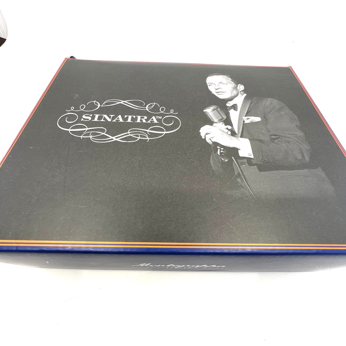 Montegrappa Frank Sinatra Limited Edition Pinstripe Blue Fountain Pen - Circa 2011 - Medium 18kt Gold Nib