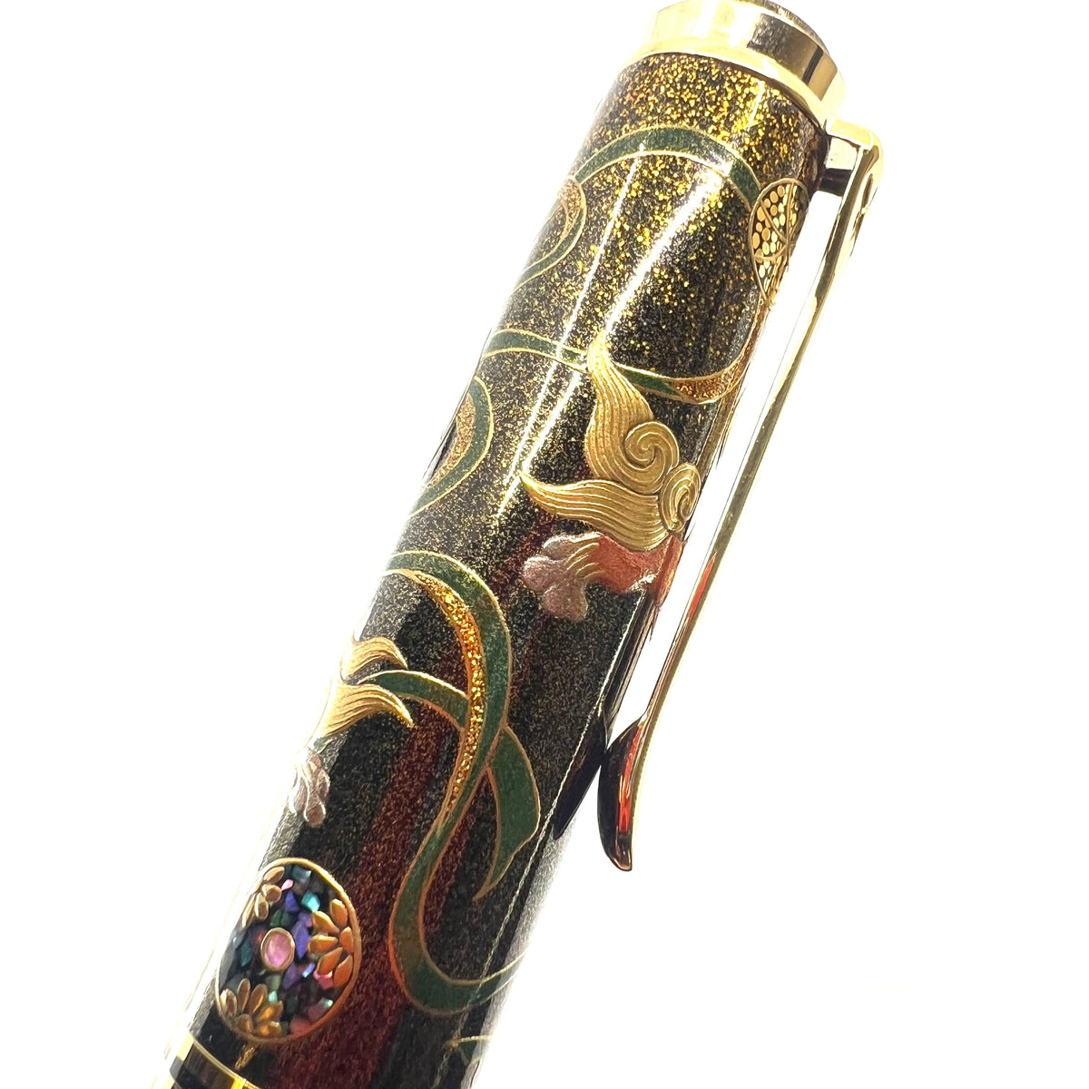 Pelikan Souveran M1000 Maki-e "Karajishi" Limited Edition Fountain Pen - #18 of 88 Pieces - Fine 18kt Gold Nib - Complete Boxes & Booklets - MINT & RARE!!