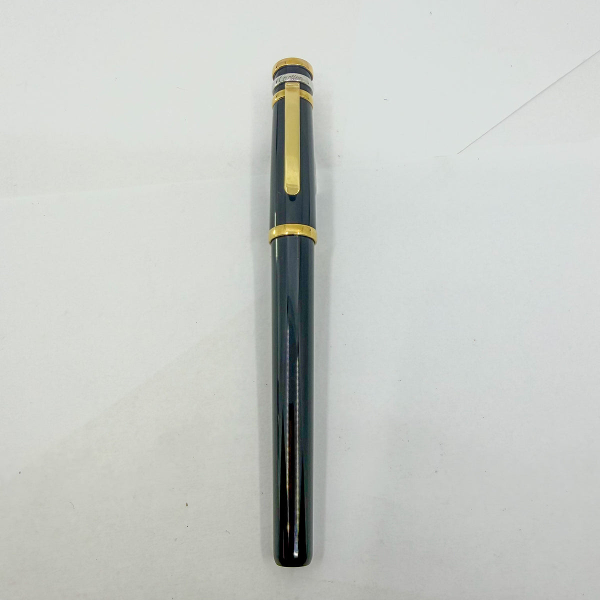 Cartier Black Trinity Fountain Pen - Medium 18kt Gold Nib