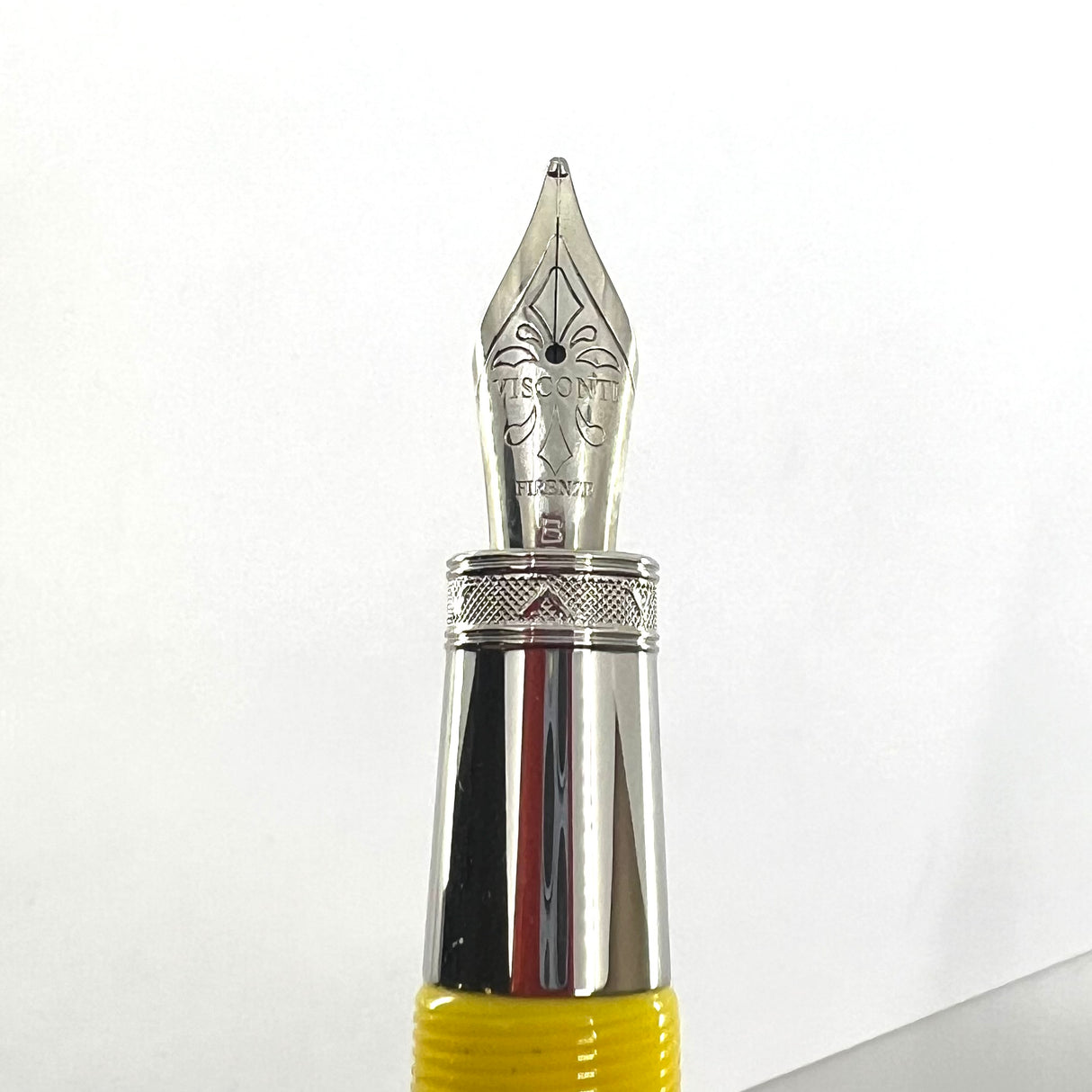 Visconti van Gogh First Generation Yellow Fountain Pen - Broad Stainless Steel Nib