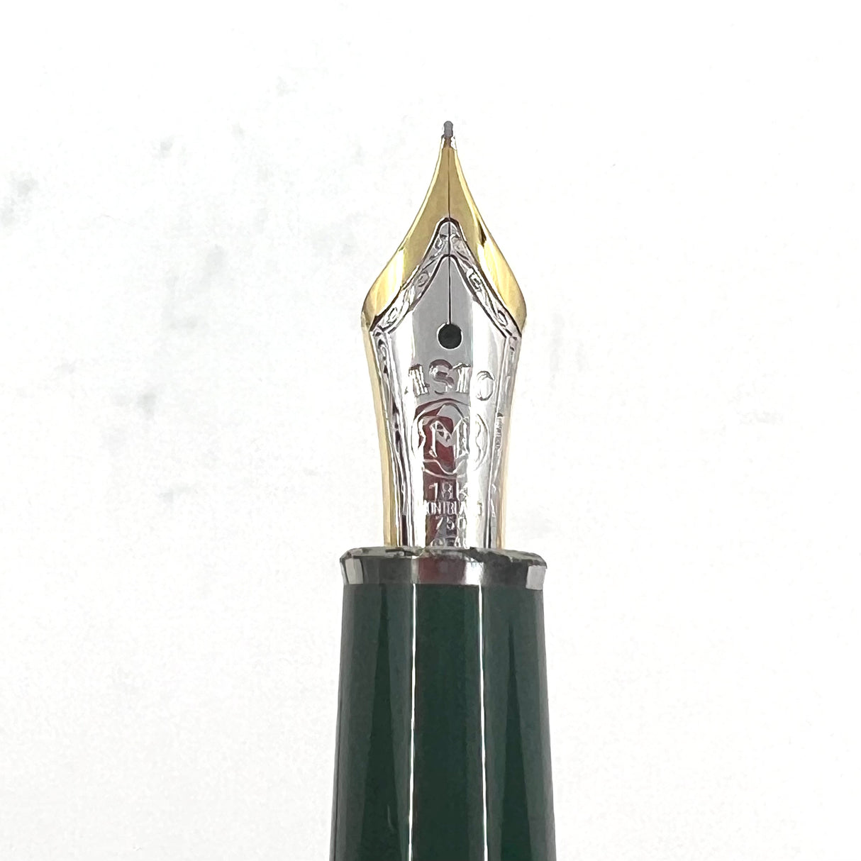 Montblanc Meisterstuck Solitaire Czar Nikolai Classique 144 Platinum Plated Fountain Pen