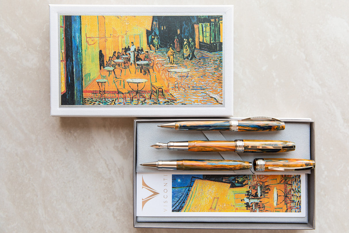 Visconti Van Gogh Impressionist Café Terrace at Night - Rollerball