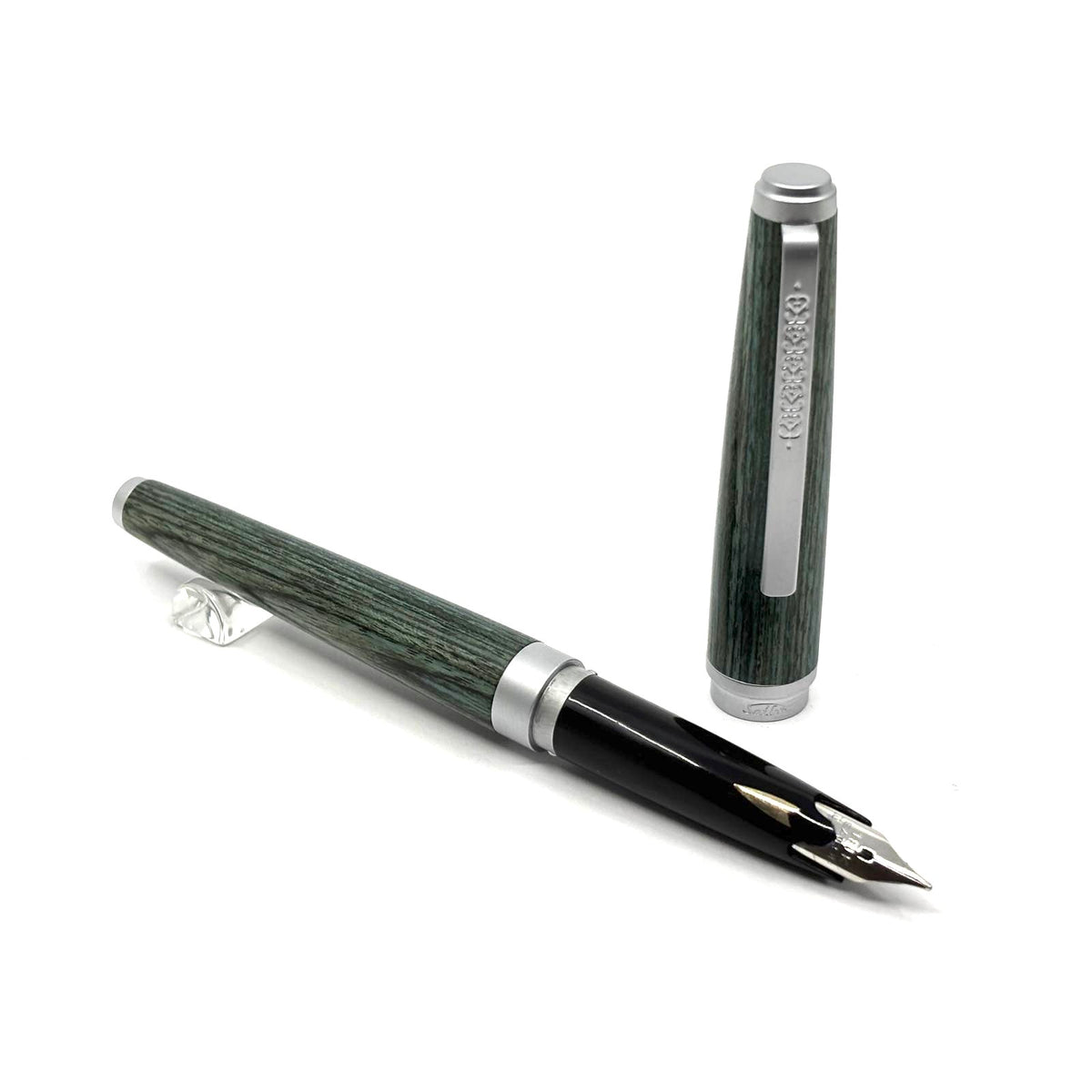 Sailor Precious Wood Series Blue Woodgrain Fountain Pen