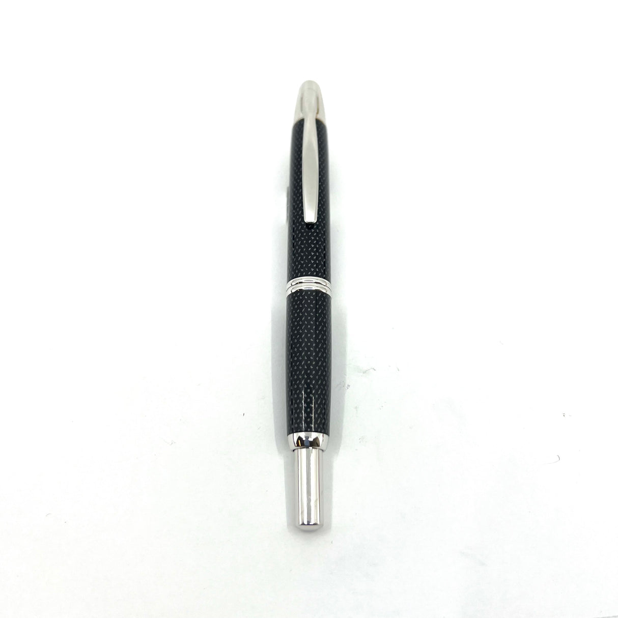 Pilot Black Carbonesque Vanishing Point Fountain Pen - Broad 14kt Gold Nib