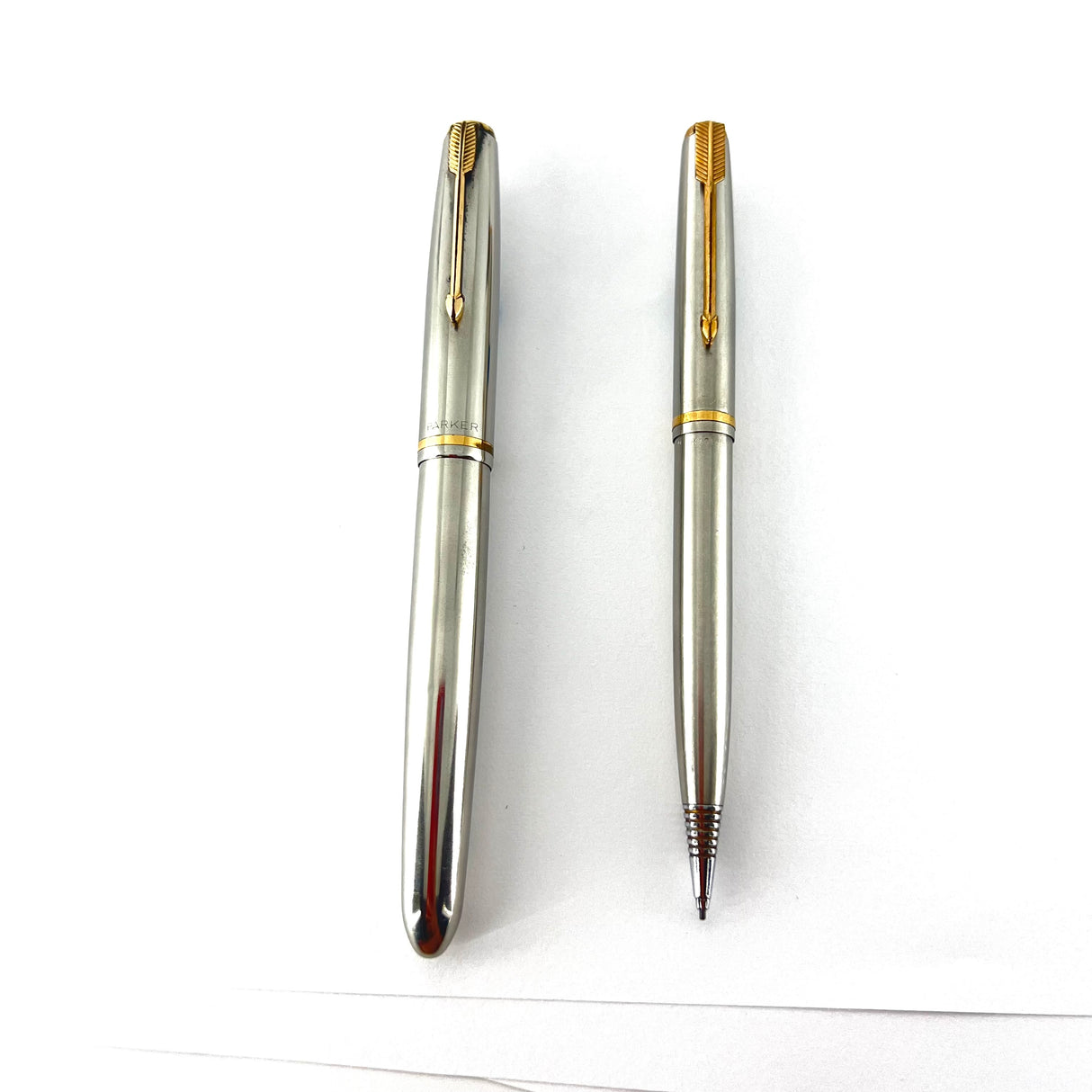 Parker 51 Aerometric Flighter Full Stainless Steel Set