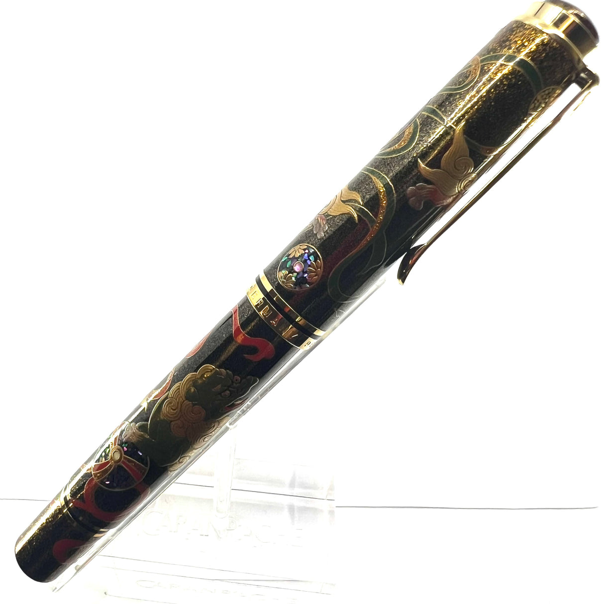 Pelikan Souveran M1000 Maki-e "Karajishi" Limited Edition Fountain Pen - #18 of 88 Pieces - Fine 18kt Gold Nib - Complete Boxes & Booklets - MINT & RARE!!