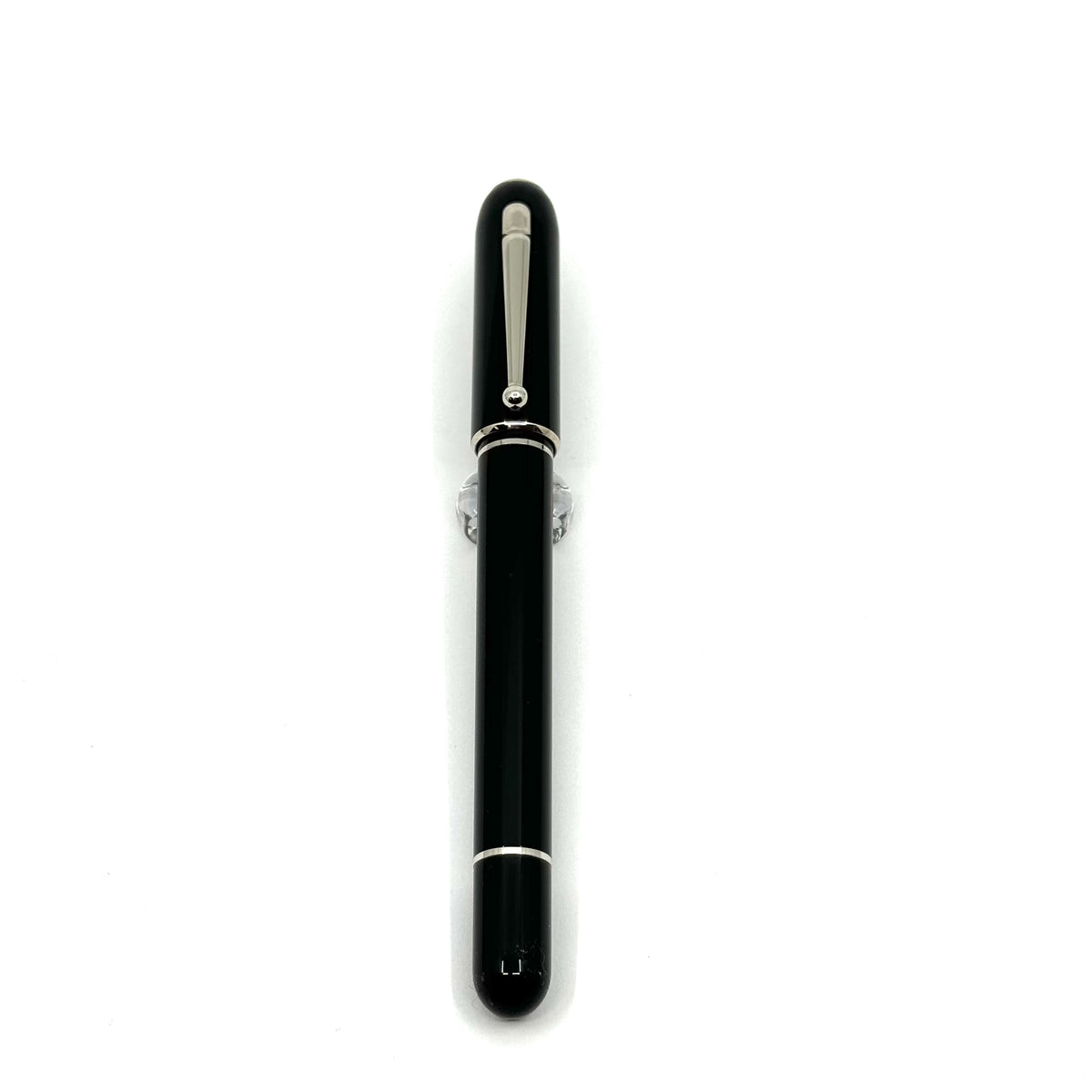 Dunhill Sidecar Black Fountain Pen - Broad 18kt Gold Nib