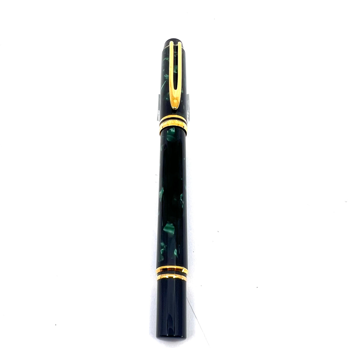 Waterman Rhapsody Marbled Mineral Green Fountain Pen - Fine 18kt Gold Nib