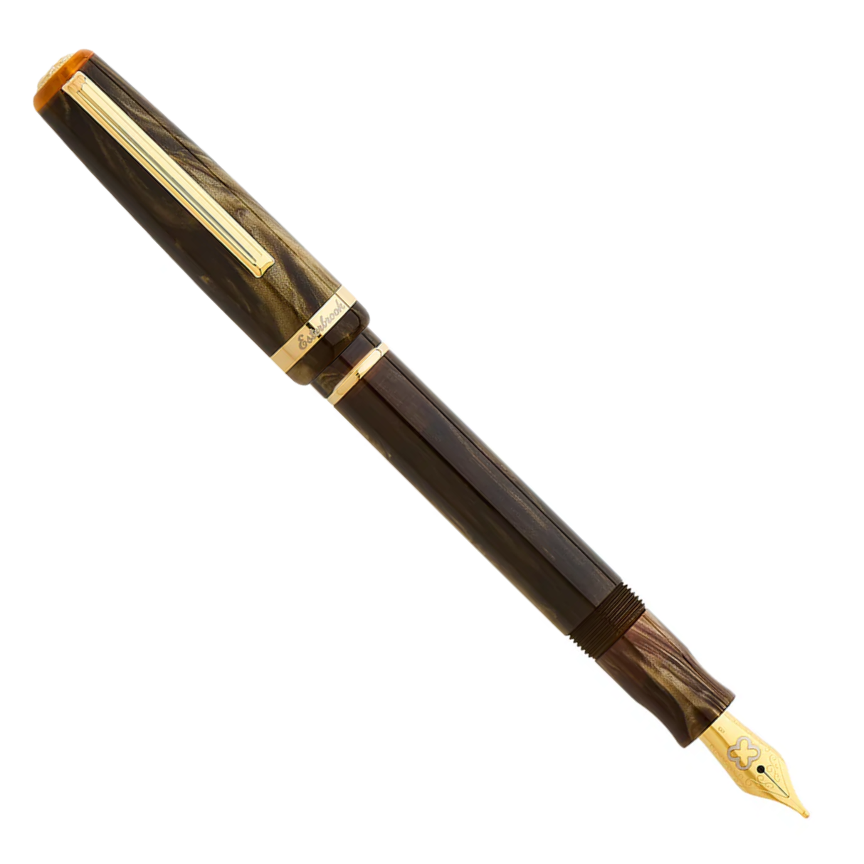 Esterbrook JR Pumpkin Latte Gold Trim Fountain Pen