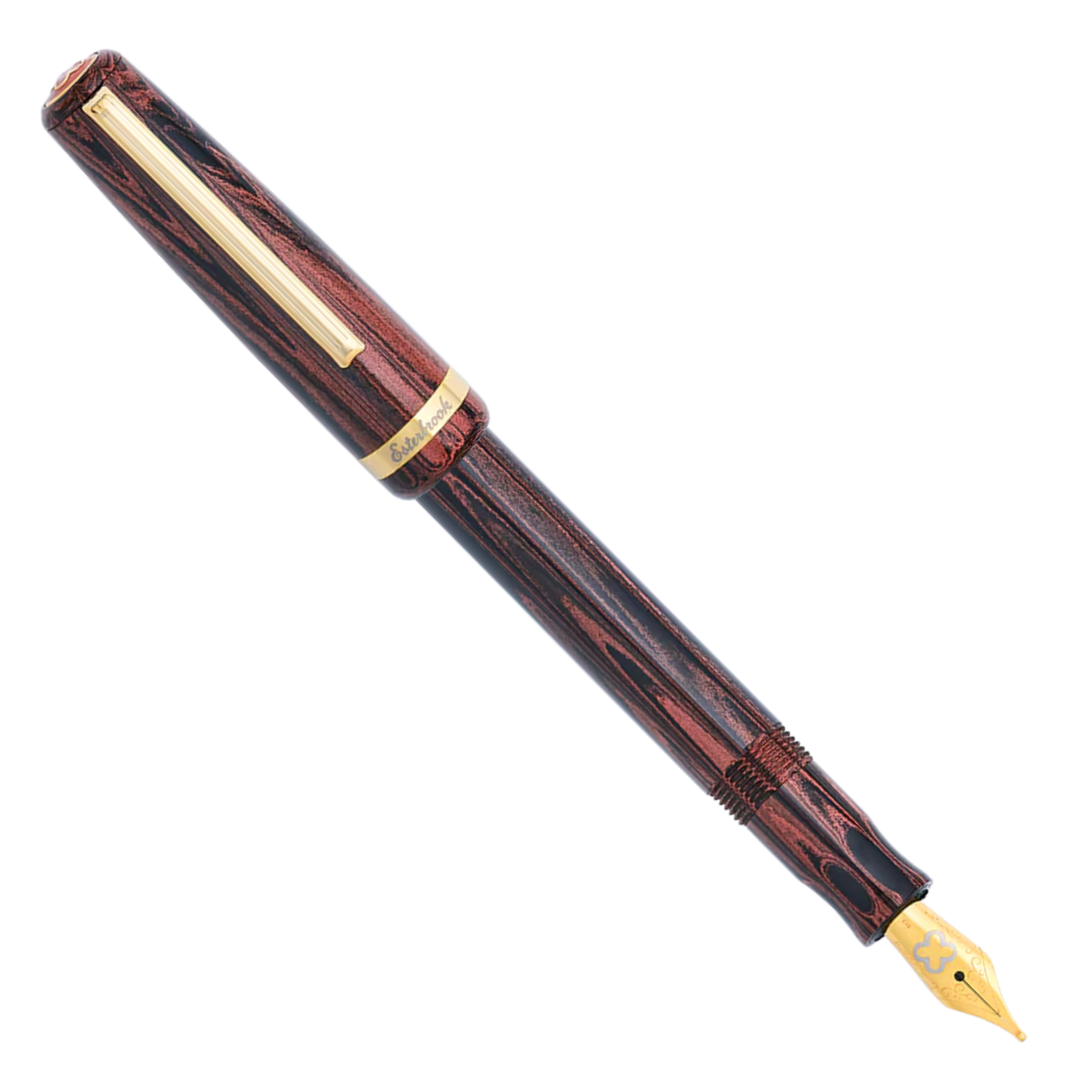 Esterbrook JR Old-Fashioned Ebonite Gold Trim Fountain Pen Collection