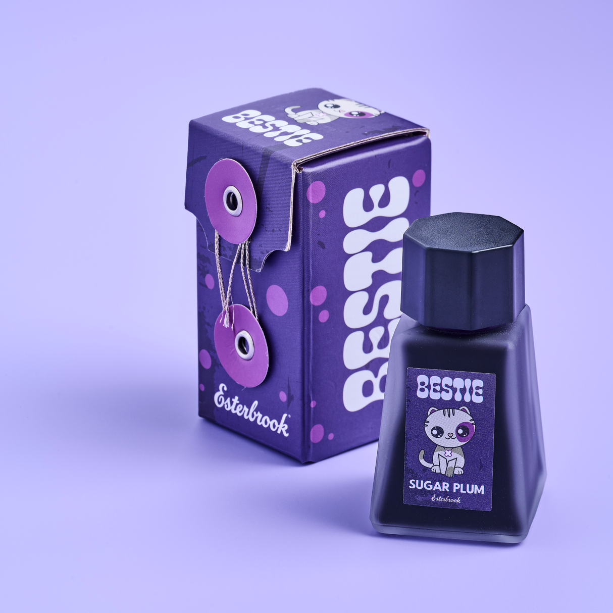 Esterbrook Estie Bestie Fountain Pen Bubble Gum Pink & Sugar Plum Purple Collection