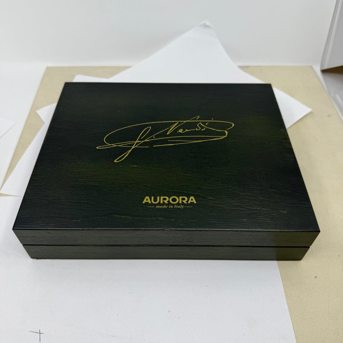 Aurora Guisseppe Verdi "Opera Doue" Limited Edition Fountain Pen - Medium Italic 18kt Gold Nib