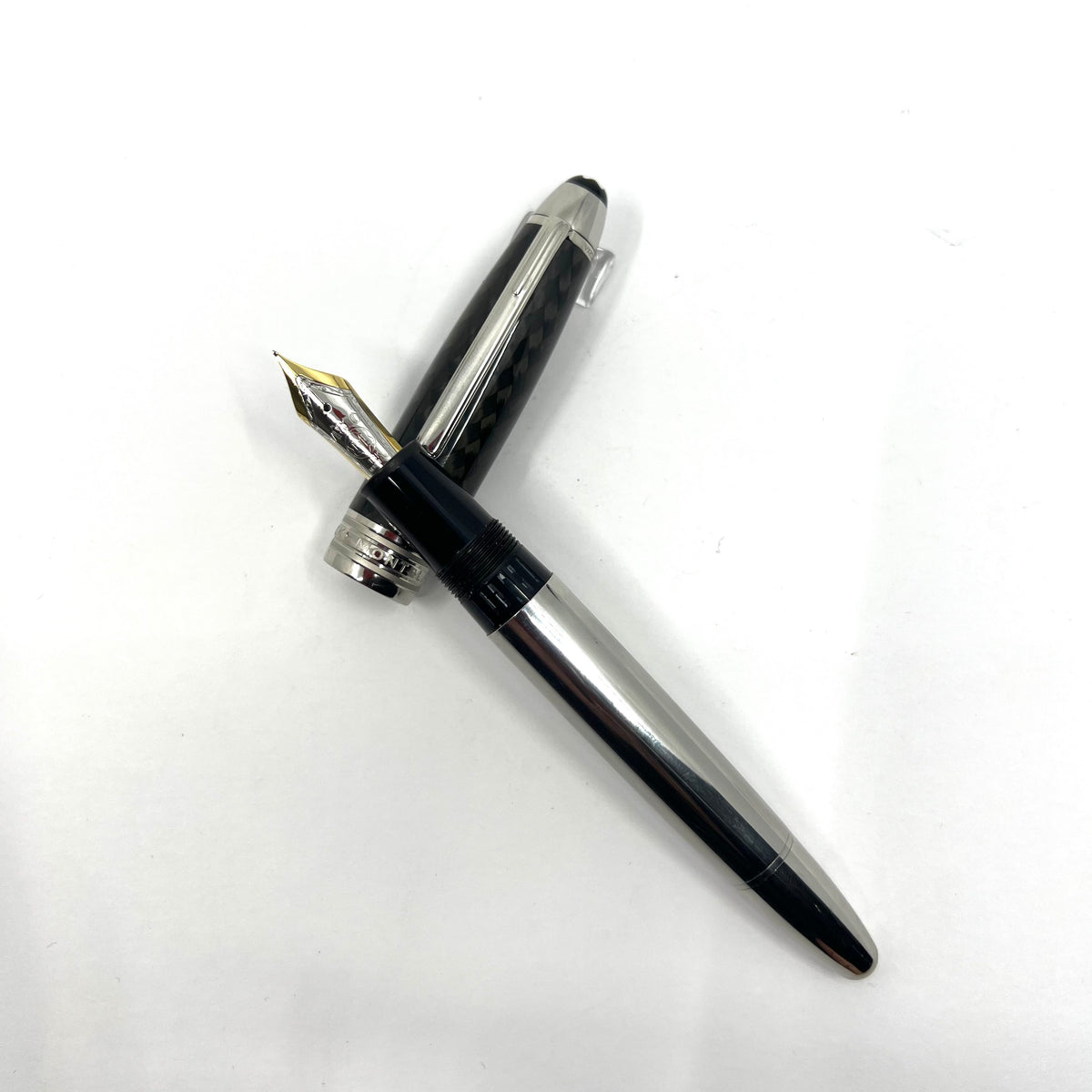 Montblanc Meisterstück Solitaire Le Grand Carbon Steel #146 Fountain Pen