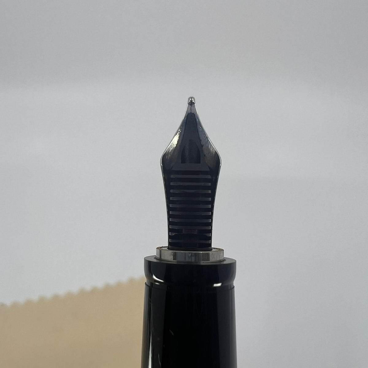 Montblanc Boheme Steel Noir Fountain Pen - Medium 18kt Gold Nib