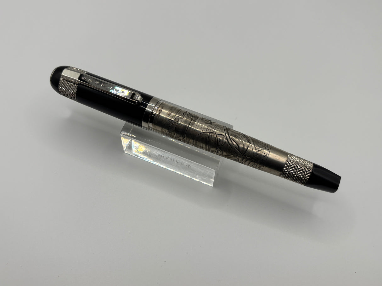 Bentley at Brooklands Special Edition Heavy Rollerball by Tibaldi (Italy) - Superb Sterling Silver .925 Overlay - Circa 2007