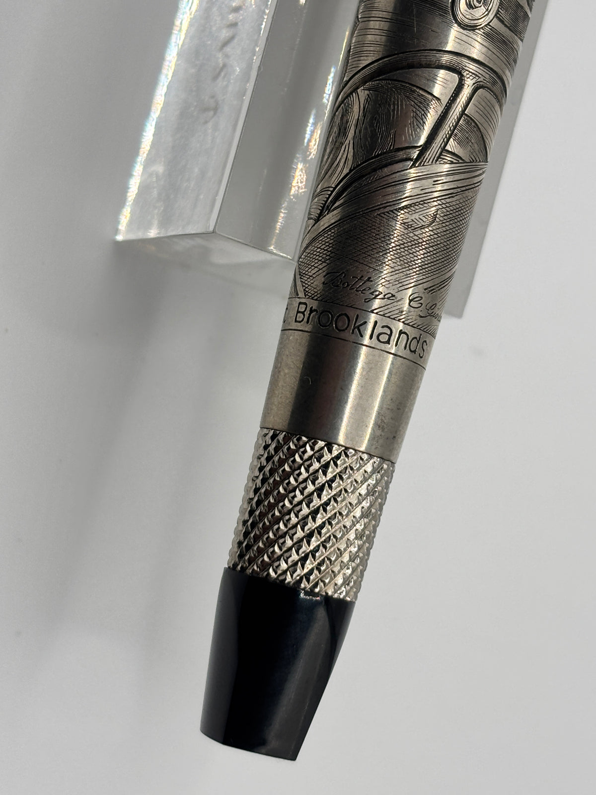 Bentley at Brooklands Special Edition Heavy Rollerball by Tibaldi (Italy) - Superb Sterling Silver .925 Overlay - Circa 2007