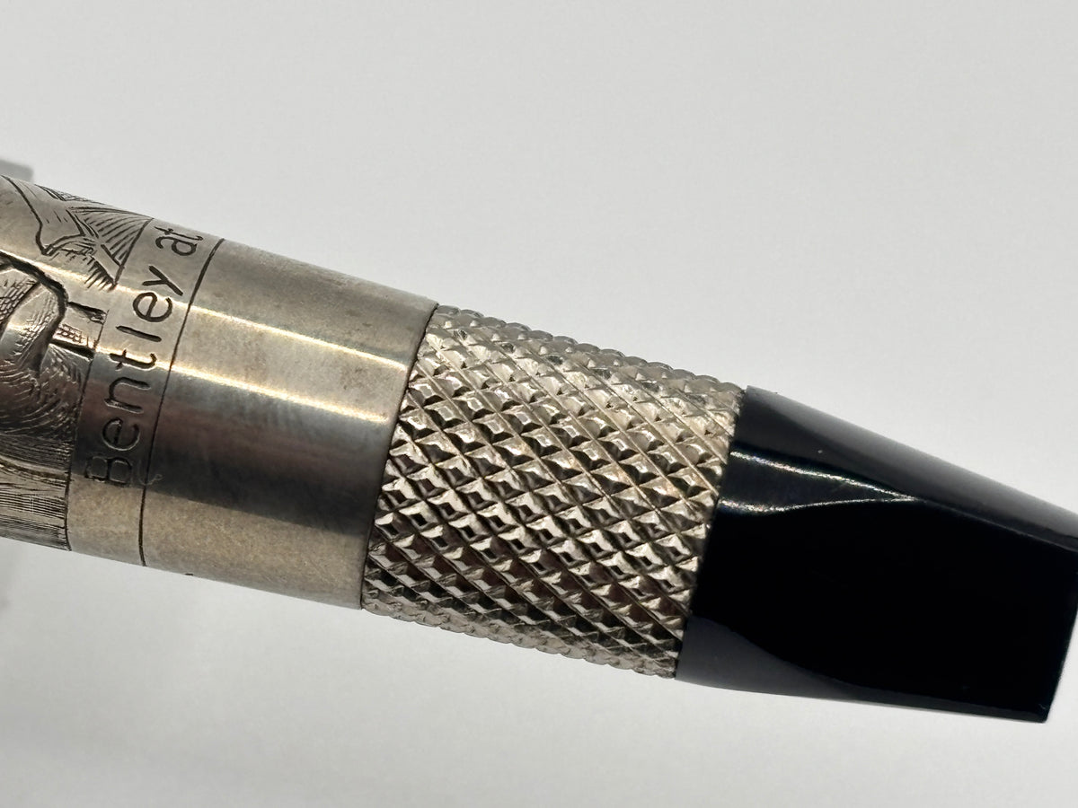 Bentley at Brooklands Special Edition Heavy Rollerball by Tibaldi (Italy) - Superb Sterling Silver .925 Overlay - Circa 2007