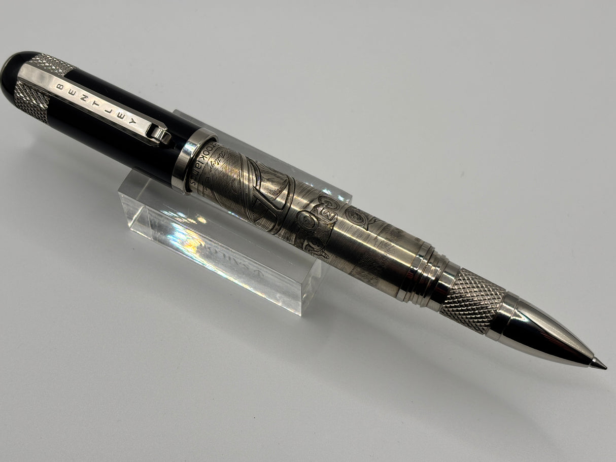 Bentley at Brooklands Special Edition Heavy Rollerball by Tibaldi (Italy) - Superb Sterling Silver .925 Overlay - Circa 2007
