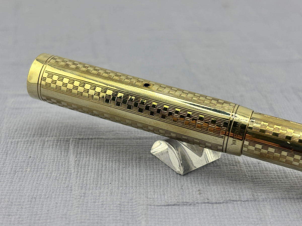 Waterman #554 L.E.C 14Kt Gold Overlay Fountain Pen