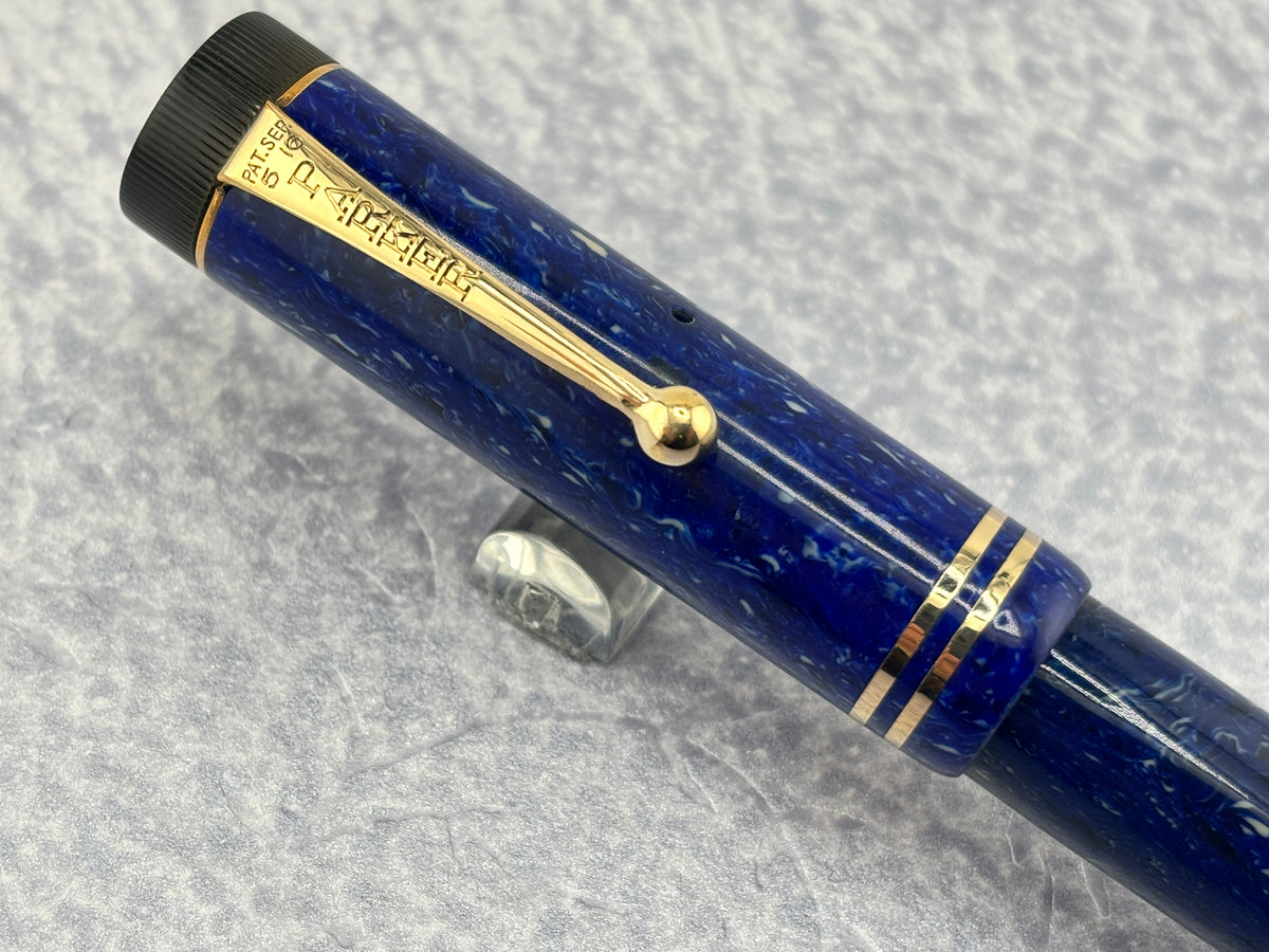 Parker Duofold Senior Lapis Blue - Fountain Pen