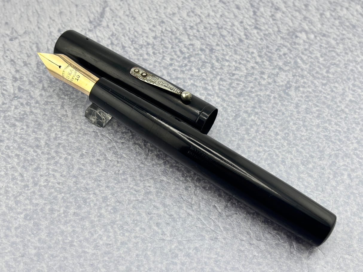 Waterman #20 Slip Cap Black Hard Rubber - Fountain Pen