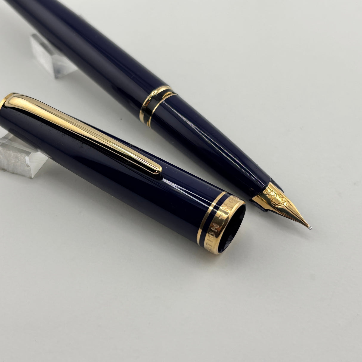 Montblanc Generation Blue Fountain Pen - Fine 14 Kt Gold Nib