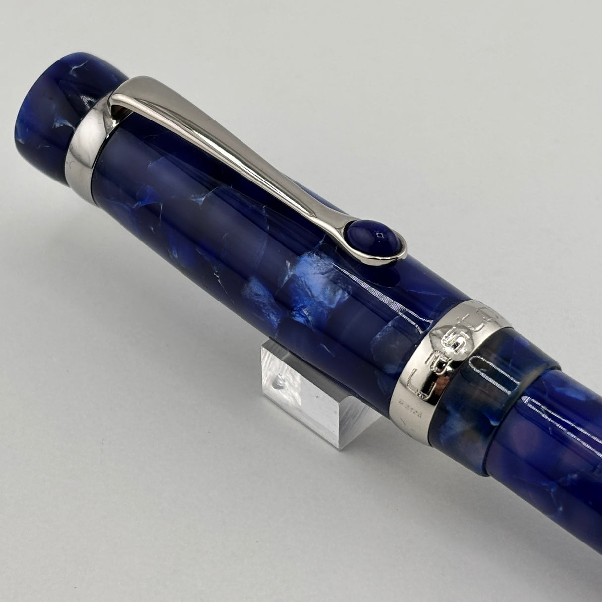 Stipula I Castoni Lapis Fountain Pen - Fine 18 Kt Gold Nib - A First Generation Castoni!