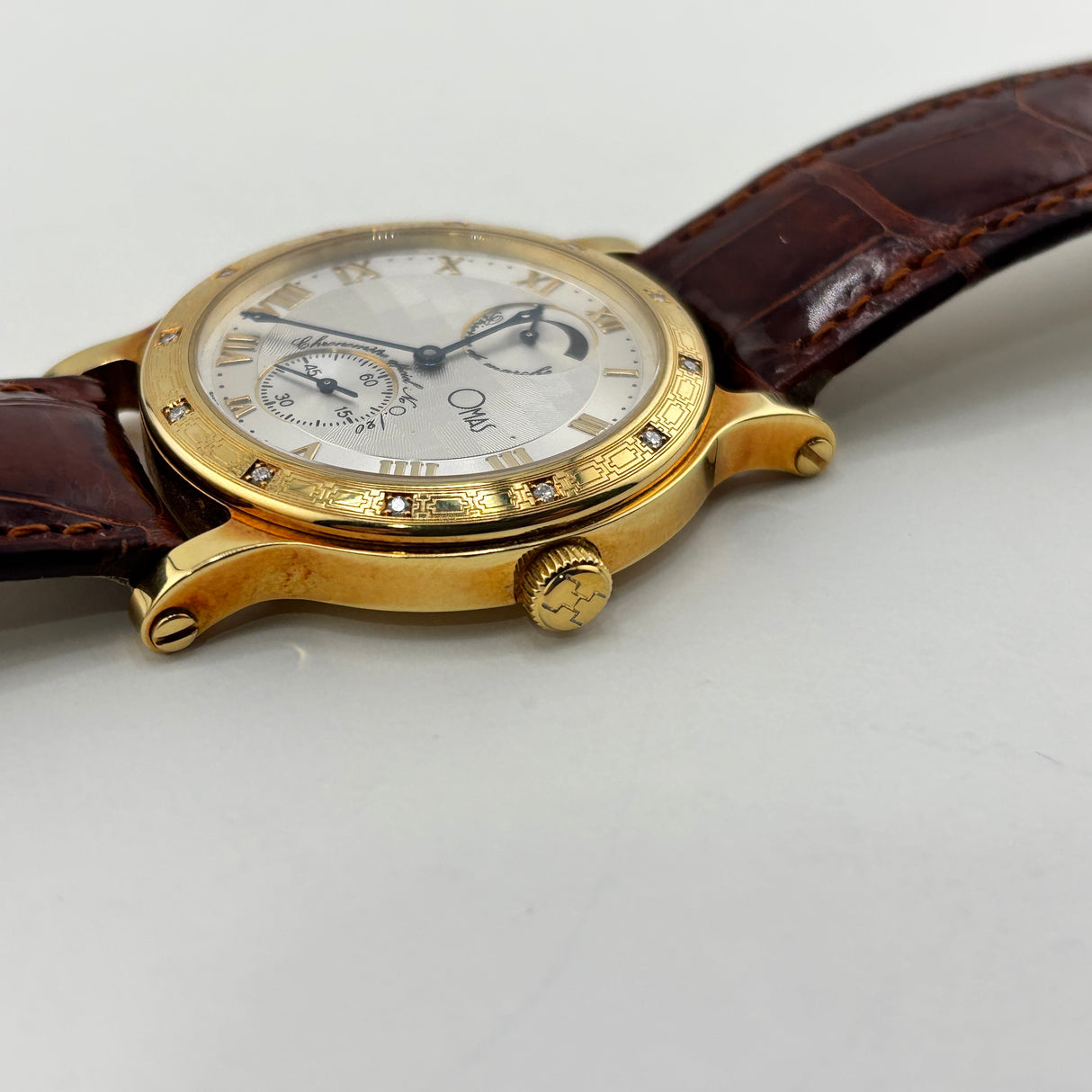 OMAS Prius Chronometer Watch - Solid Gold 18K - Extremely Rare!