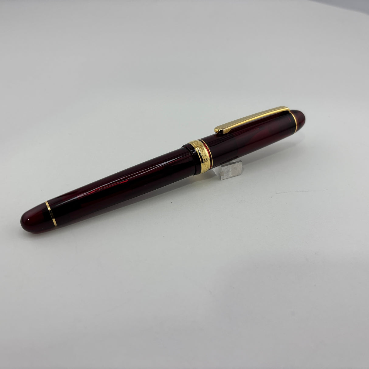 Platinum 3776 Century Bourgogne Burgundy GT Fountain Pen - Extra Fine 14 Kt Gold Nib