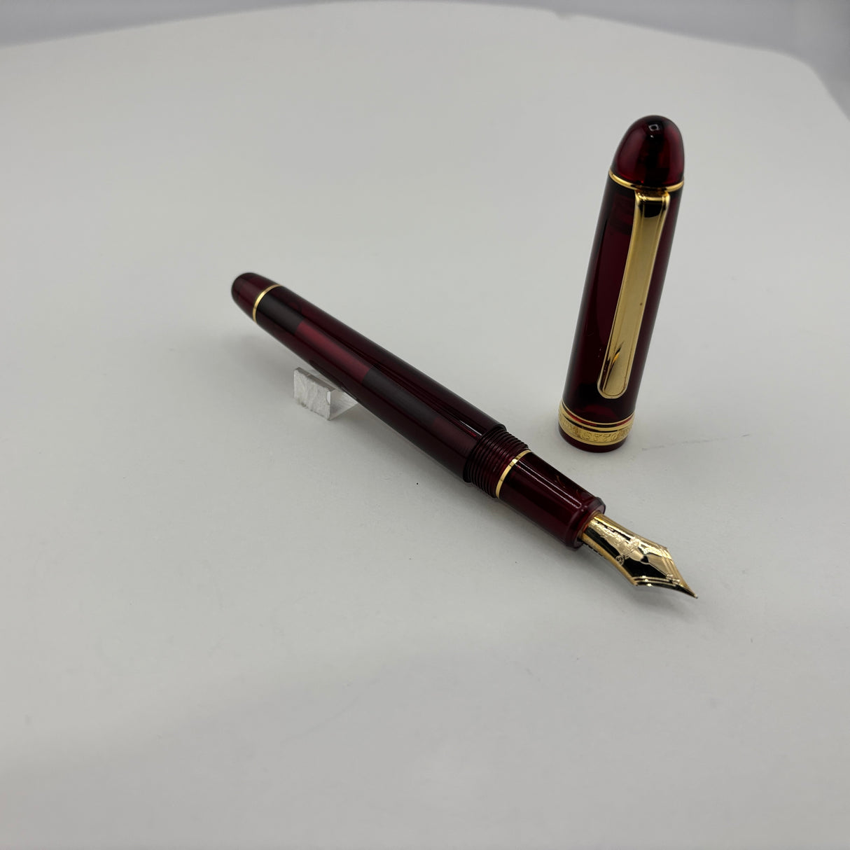 Platinum 3776 Century Bourgogne Burgundy GT Fountain Pen - Extra Fine 14 Kt Gold Nib