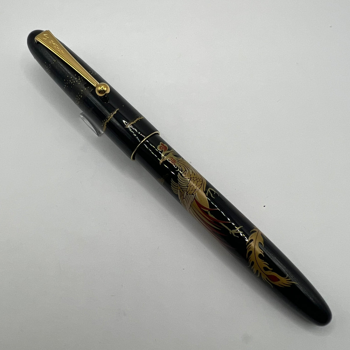 Namiki Nippon Art Chinese Phoenix Fountain Pen - Medium 14kt Gold Nib