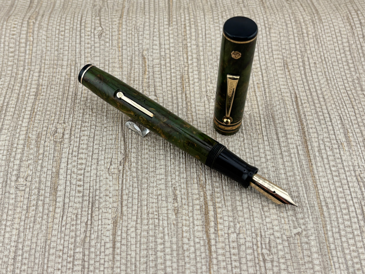Wahl-Eversharp Gold Seal Decoband Brazilian Green - Fountain Pen