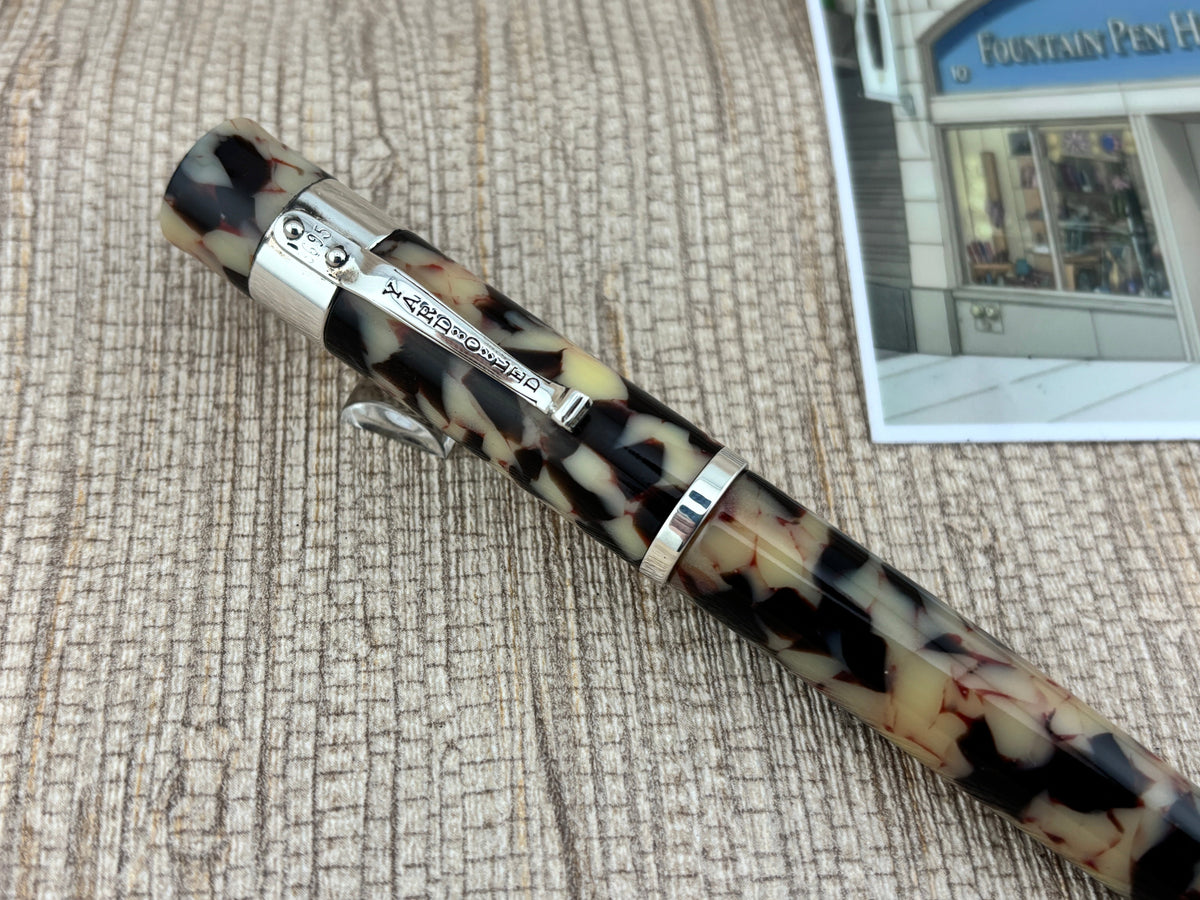 Yard-o-Led Astoria Grand Cream Ebony Rollerball Pen