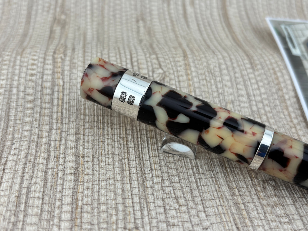 Yard-o-Led Astoria Grand Cream Ebony Rollerball Pen