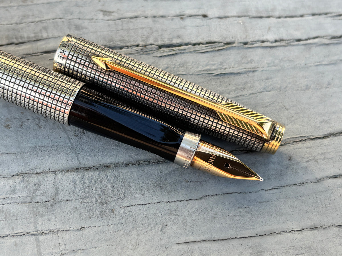 Parker 75 Sterling Silver .925 "Cisele" - Fountain Pen