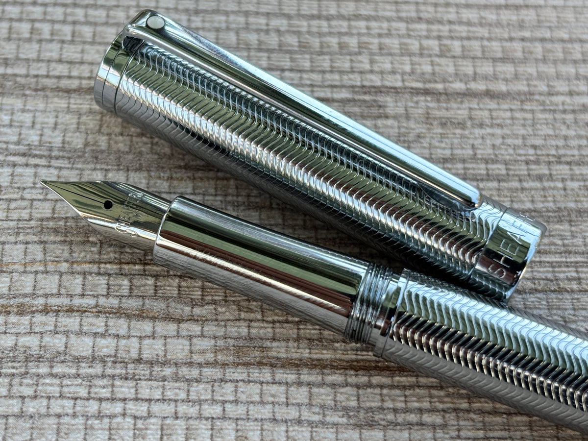 Sheaffer Intensity Engraved Chrome - Fountain Pen