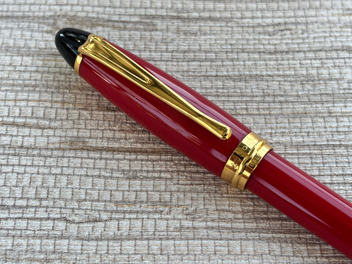 Aurora Ipsilon Red Gold Trim - Ballpoint Pen