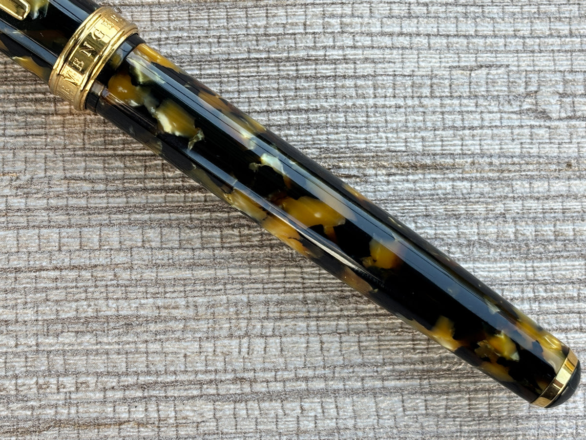Levenger Black and Pearl Gold Trim - Fountain Pen