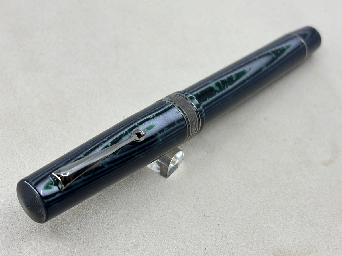ASC Armando Simoni Club Bologna Extra Green Arco Celluloid Limited Edition Chinese Market Fountain Pen - #06/20 - Medium #8 14kt Gold Nib